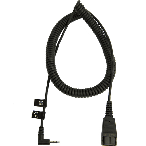 Jabra - Câble pour casque micro - jack micro mâle pour Déconnexion rapide mâle 