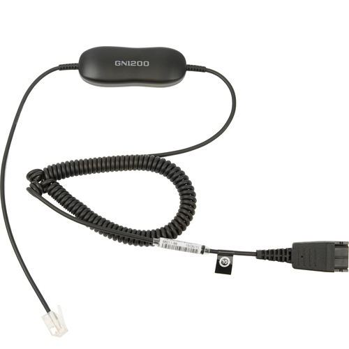 Jabra GN1200 CC - Câble pour casque micro - Déconnexion rapide prise pour RJ-9 mâle - pour Jabra GN 2100, GN 2200, GN 2250 
