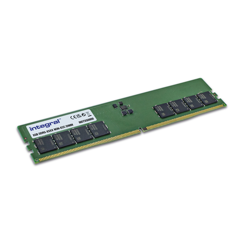 Integral - DDR5 - module - 32 Go - DIMM 288 broches - 4800 MHz / PC5-38400 - CL40 - 1.1 V - mémoire sans tampon - on-die ECC 