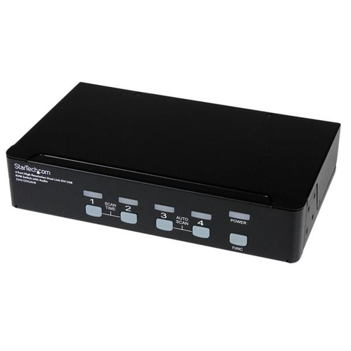 4 Port High Res USB DVI Audio KVM Switch - disponible 15 jours 
