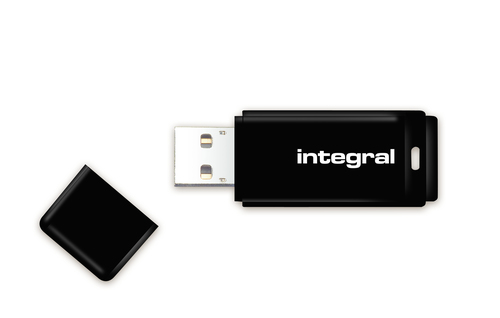 Integral - Clé USB - 8 Go - USB 2.0 - noir 