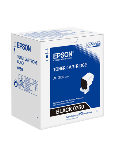 Epson - Noir - original - cartouche de toner - pour Epson AL-C300, AcuLaser C3000, WorkForce AL-C300