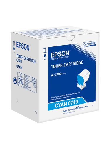 Epson - Cyan - original - cartouche de toner - pour Epson AL-C300, AcuLaser C3000, WorkForce AL-C300 - disponible 15 jours 
