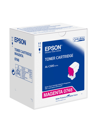 Epson - Magenta - original - cartouche de toner - pour Epson AL-C300, AcuLaser C3000, WorkForce AL-C300 