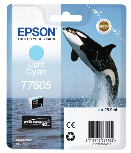 EPSON Ink/T7605 Killer Whale 25.9ml LCY - disponible 15 jours 