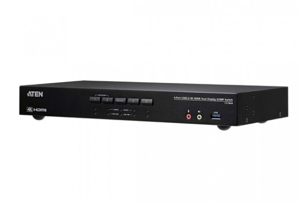 ATEN CS1844 KVM Double écran HDMI 4K/USB 3.0 4 Ports + audio 