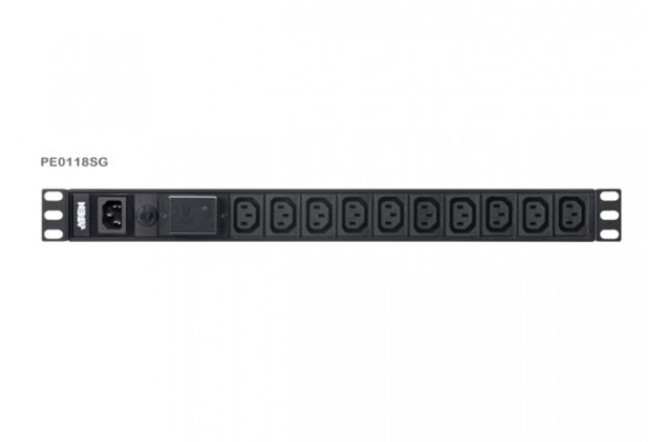 ATEN PE0118S PDU multiprise 19" 1U Parafoudre 10A 18 prises C13 