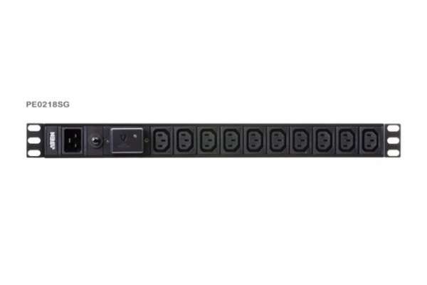 ATEN PE0218S PDU multiprise 19" 1U Parafoudre 16A 17 prises C13 - 1 prise C19 