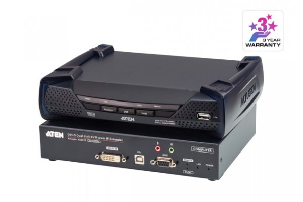 ATEN PREMIUM KE6910 KIT PROLONGATEUR DVI-D 2K/USB SUR IP 