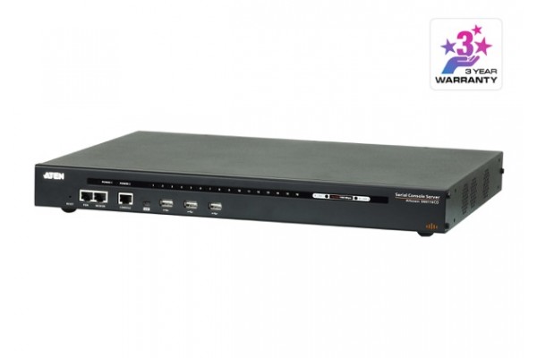 ATEN PREMIUM SN0116CO Serveur console 16P Série Dual-Alim/IP 