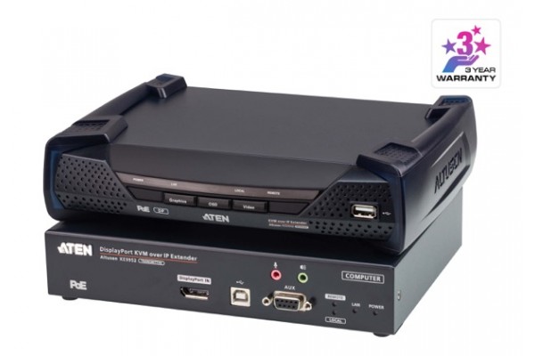 ATEN PREMIUM KE9952 EXTENSION KVM D.P./ USB SUR IP  PoE 