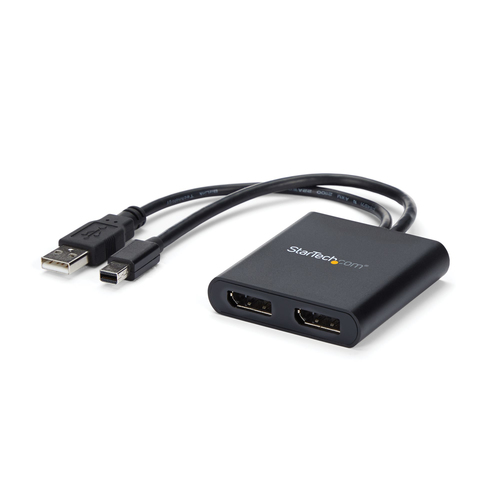 StarTech.com Splitter multi-écrans Mini DisplayPort vers 2x DisplayPort - Hub MST à 2 ports - Répartiteur Mini DP 1.2 vers 2x DP - Répartiteur video - 2 x DisplayPort - de bureau 
