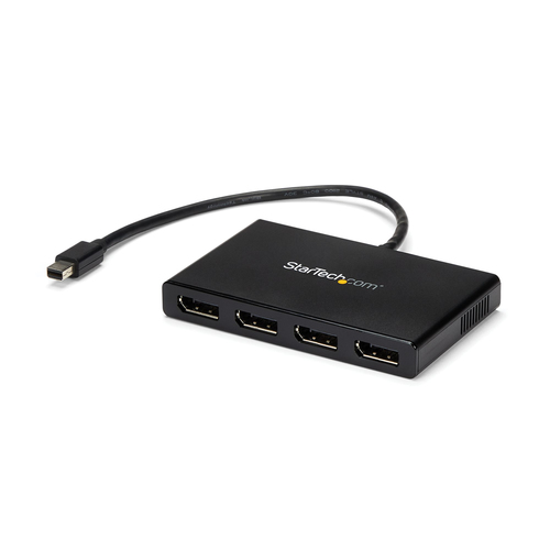 StarTech.com Splitter multi-écrans Mini DisplayPort vers 4x DisplayPort - Hub MST à 4 ports - Répartiteur Mini DP 1.2 vers 4x DP - Répartiteur video - 4 x DisplayPort - de bureau 