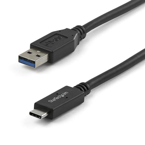 StarTech.com Câble USB vers USB-C de 1 m - USB 3.1 (10 Gbps) - Certifié USB-IF - Câble USB A vers USB Type-C - Noir (USB31AC1M) - Câble USB - USB-C (M) pour USB type A (M) - USB 3.1 - 1 m - noir - pour P/N: DKM30CHDPD, DKM30CHDPDUE, HB31C2A2CME, HB31C3A1C