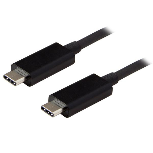 StarTech.com Câble USB 3.1 USB-C vers USB-C de 1 m - Cordon USB C vers C - Mâle / Mâle - Noir - Câble USB - USB-C (M) pour USB-C (M) - USB 3.1 - 1 m - noir - pour P/N: HB31C2A2CME, HB31C3A1CME, M2E1BRU31C, PEXUSB311AC3, SV211HDUC, SV221HUC4K - disponible  