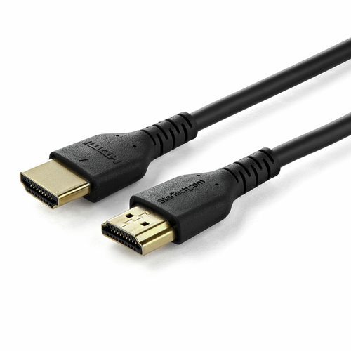 StarTech.com Câble HDMI 2.0 de 1,5 m avec Ethernet Premium, 4K 60Hz, M/M - Premium High speed - câble HDMI avec Ethernet - HDMI mâle pour HDMI mâle - 1.5 m - blindé - noir - passif, support 4K60Hz (4096 x 2160), robuste, prise en charge HDR 