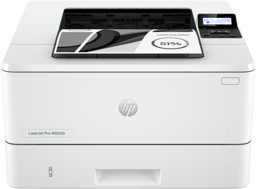 HP LaserJet Pro 4002dn - Imprimante - Noir et blanc - Recto-verso - laser - A4/Legal - 4 800 x 600 dpi - jusqu'à 40 ppm - capacité : 350 feuilles - USB 2.0, Gigabit LAN 