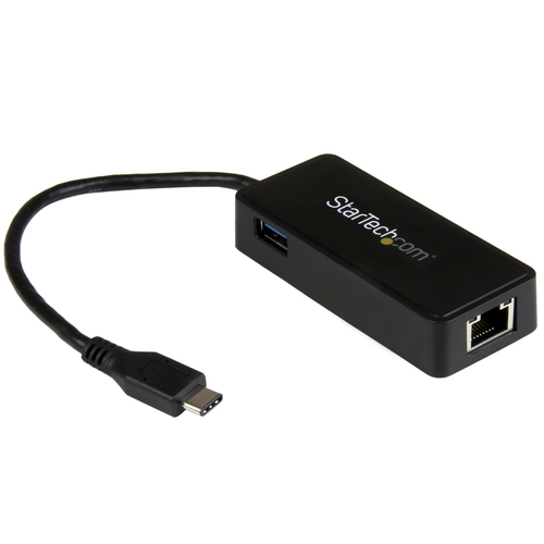Startech Adaptateur réseau USB-C vers RJ45 Gigabit Ethernet - USB 3.1 - Adaptateur réseau - USB-C - Gigabit Ethernet + USB 3.1 Gen 2 - noir - disponible 24 / 48h 