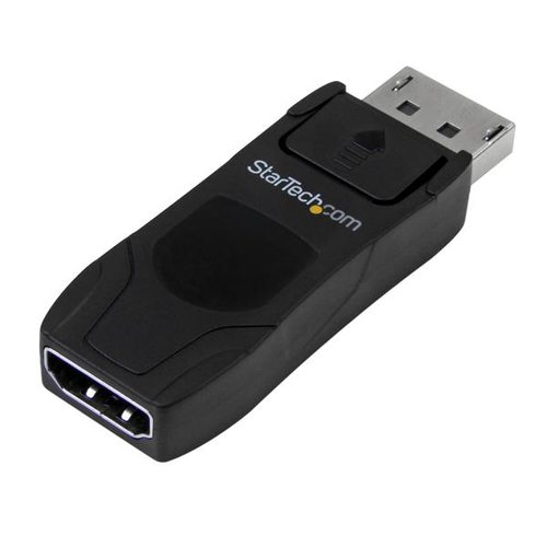 Startech Adaptateur Displayport vers HDMI - 4K30 - DPCP & HDCP - DisplayPort 1.2 vers HDMI 1.4 - Adaptateur Apple HDMI (DP2HD4KADAP) - Adaptateur vidéo - DisplayPort mâle pour HDMI femelle - noir - passif, support 4K30Hz (3840 x 2160) - pour P/N: TB2DOCK4 