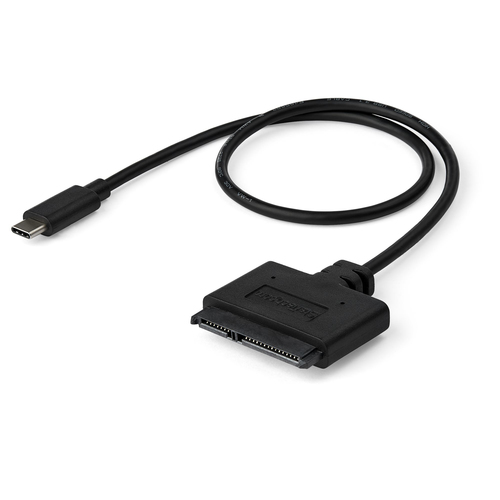 Startech Adaptateur USB 3.1 (10 Gb/s) pour disque dur SATA III de 2,5" avec USB-C et UASP (USB31CSAT3CB) - Contrôleur de stockage - 2.5", 3.5" - SATA 6Gb/s - USB 3.1 (Gen 2) - noir 