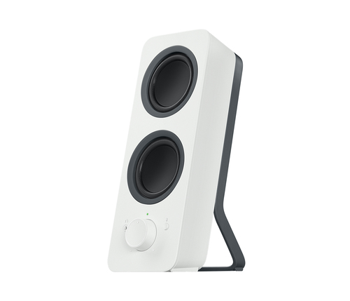 Logitech Z207 - Haut-parleurs - pour PC - canal 2.0 - sans fil - Bluetooth - 5 watt (Totale) - blanc 