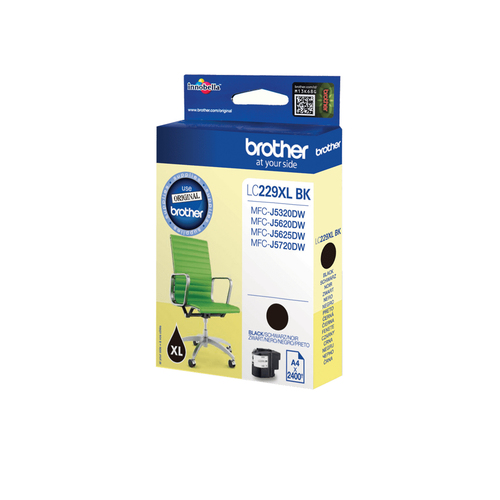 Brother LC229XLBK - Noir - original - cartouche d'encre - pour Brother MFC-J5320DW, MFC-J5625DW 