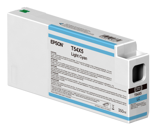 Epson T54X5 - 350 ml - cyan clair - original - cartouche d'encre - pour SureColor SC-P6000, SC-P7000, SC-P7000V, SC-P8000, SC-P9000, SC-P9000V - disponible 15 jours 