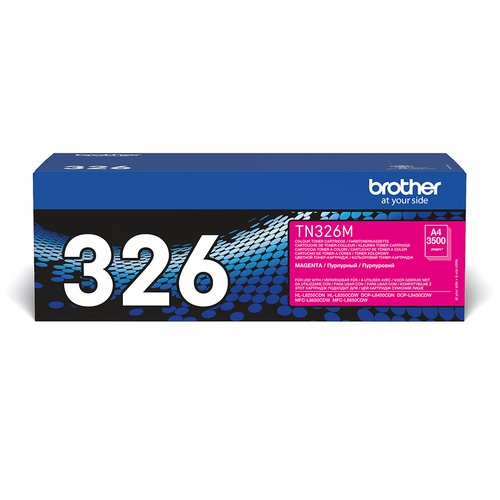 Brother TN326M - Magenta - original - cartouche de toner - pour Brother DCP-L8400CDN, DCP-L8450CDW, MFC-L8650CDW