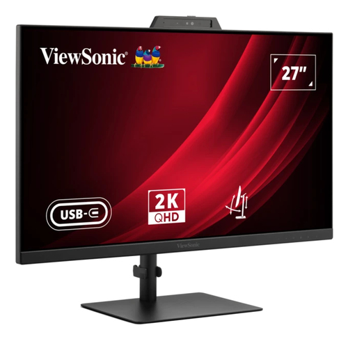 ViewSonic VG2741V-2K - Écran LED - 27" - 2560 x 1440 QHD @ 120 Hz - IPS - 1500:1 - 4 ms - HDMI, DisplayPort, USB-C - haut-parleurs 