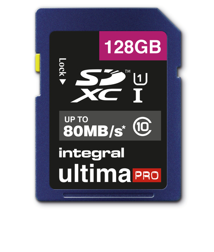 SDXC 128GB Class 10 UHS-I 80MB/s 