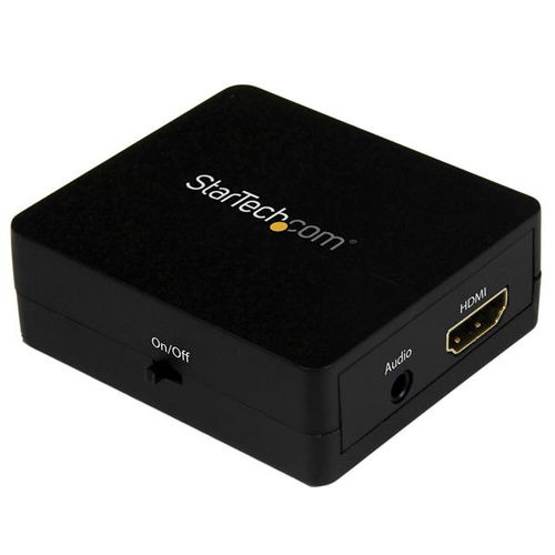 Startech Extracteur audio HDMI - Convertisseur HDMI vers audio 3,5 mm - Audio stéréo 2.1 - HDMI audio extractor - 1080p - Extracteur de signal audio HDMI 