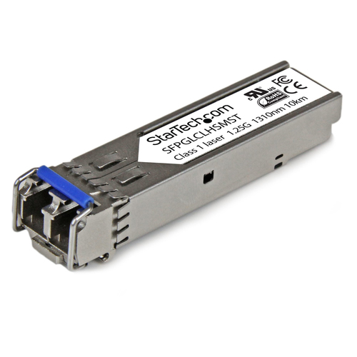 StarTech.com Module transceiver SFP Gigabit mini-GBIC à fibre optique monomode / multimode LC - Compatible Cisco GLC-LH-SM - 10 km - Module transmetteur SFP (mini-GBIC) - 1GbE - 1000Base-LH - mode unique LC - jusqu'à 10 km - 1310 nm - pour P/N: ET91000SFP 