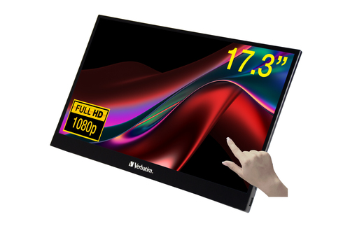 PMT-17 Portable Touchscreen Monitor 17.3" Full HD 1080p Metal Housing 