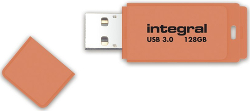 Integral Neon - Clé USB - 128 Go - USB 3.0 - orange 