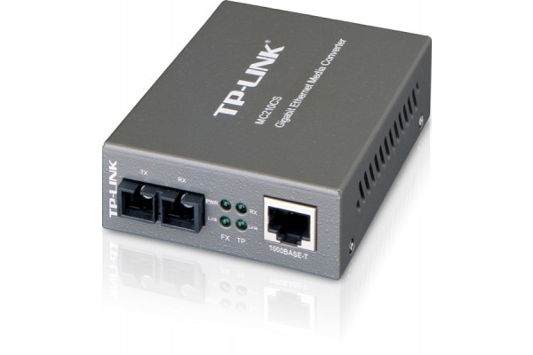 Convertisseur TP-Link RJ45 gigabit/fibre monomode 15Kms 