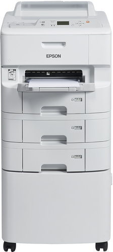Epson WorkForce Pro WF-6090D2TWC - Imprimante - couleur - Recto-verso - jet d'encre - A4/Legal - 4 800 x 1 200 ppp - jusqu'à 24 ppm (mono)/jusqu'à 24 ppm (couleur) - capacité : 1580 feuilles - USB 2.0, Gigabit LAN, Wi-Fi(n), NFC 