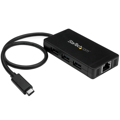 STARTECH 3Port USB C Hub GbE C to A - Power Adapt - disponible 24 / 48h 