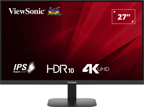 ViewSonic VA2708-4K-HD - Écran LED - 27" - 3840 x 2160 4K @ 60 Hz - IPS - 250 cd/m² - 1200:1 - HDR10 - 4 ms - HDMI, DisplayPort 