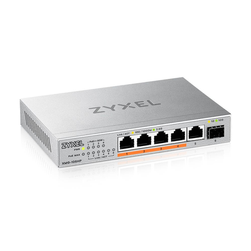Zyxel XMG-100 Series XMG-105HP - commutateur - non géré - 5 ports - non géré 