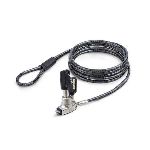 StarTech.com Slim Lock Noble Wedge Slot Compatible, 6.6ft Locking Cable - Câble de sécurité - antivol - 2 m - Conformité TAA 