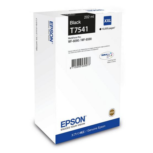 Epson T7541 - 202 ml - taille XXL - noir - original - cartouche d'encre - pour WorkForce Pro WF-8090, WF-8590 - disponible 15 jours 