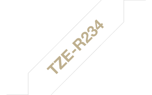 Brother TZe-R234 - bande de ruban - 1 cassette(s) - Rouleau (1,2 cm x 4 m) 
