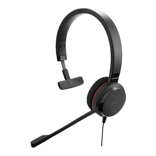 Jabra Evolve 30 II UC Mono - Micro-casque - sur-oreille - filaire - jack 3,5mm 