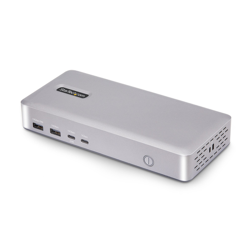 StarTech.com USB4 Docking Station, USB-C 40Gbps, Dual Video HDMI, Up to 2x 4K 60Hz 4:4:4 (RGB) or 2x 4K 120Hz 4:2:2, Multi-Monitor Dock, 6x USB, 2.5GbE, 100W PD - Station d'accueil - USB4 / Thunderbolt 4 - 2 x HDMI - 1GbE, 2.5GbE - 180 Watt 
