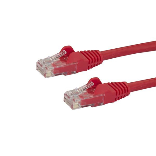 10m Red Snagless UTP Cat6 Patch Cable 