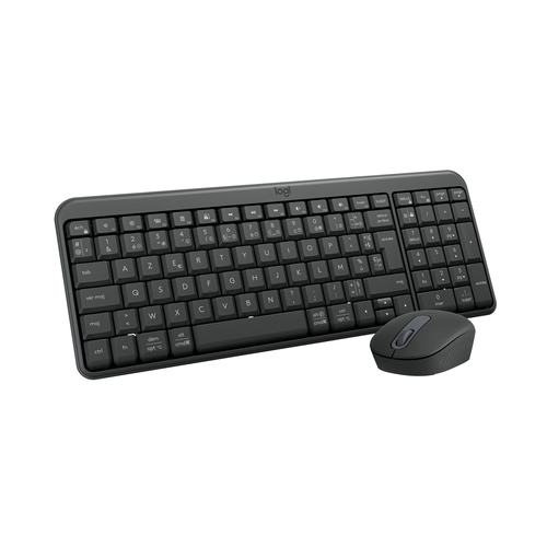Logitech MK250 - Ensemble clavier et souris - sans fil - Bluetooth LE - AZERTY - Français - graphite