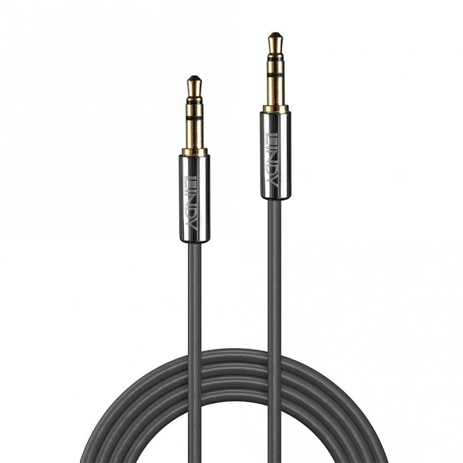 Lindy Câble Audio Jack 3.5mm, Cromo Line, 0.5m 