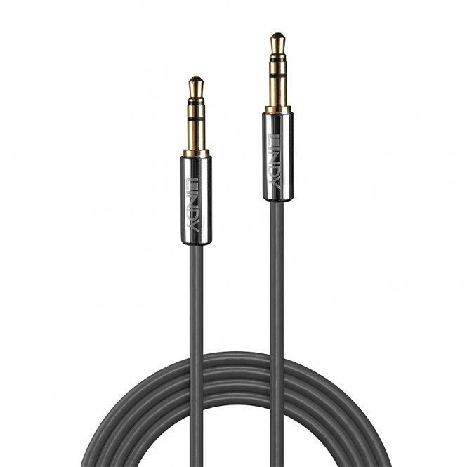 Lindy Câble Audio Jack 3.5mm, Cromo Line, 5m 