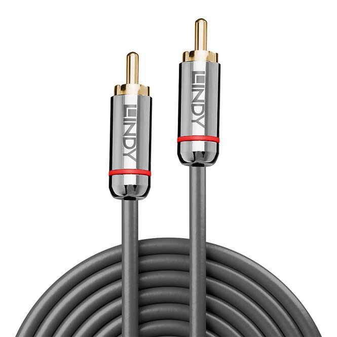 Lindy Câble Audio numérique (RCA), Cromo Line, 0.5m 