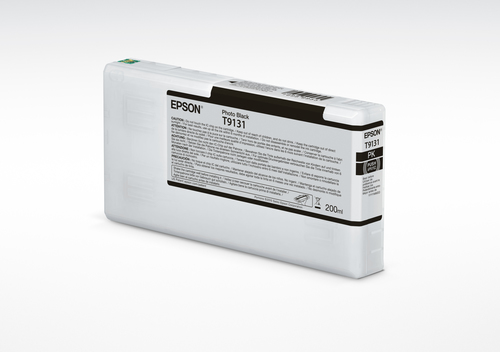 Epson T9131 - 200 ml - photo noire - original - cartouche d'encre - pour SureColor SC-P5000, SC-P5000 STD Spectro, SC-P5000 Violet, SC-P5000 Violet Spectro 